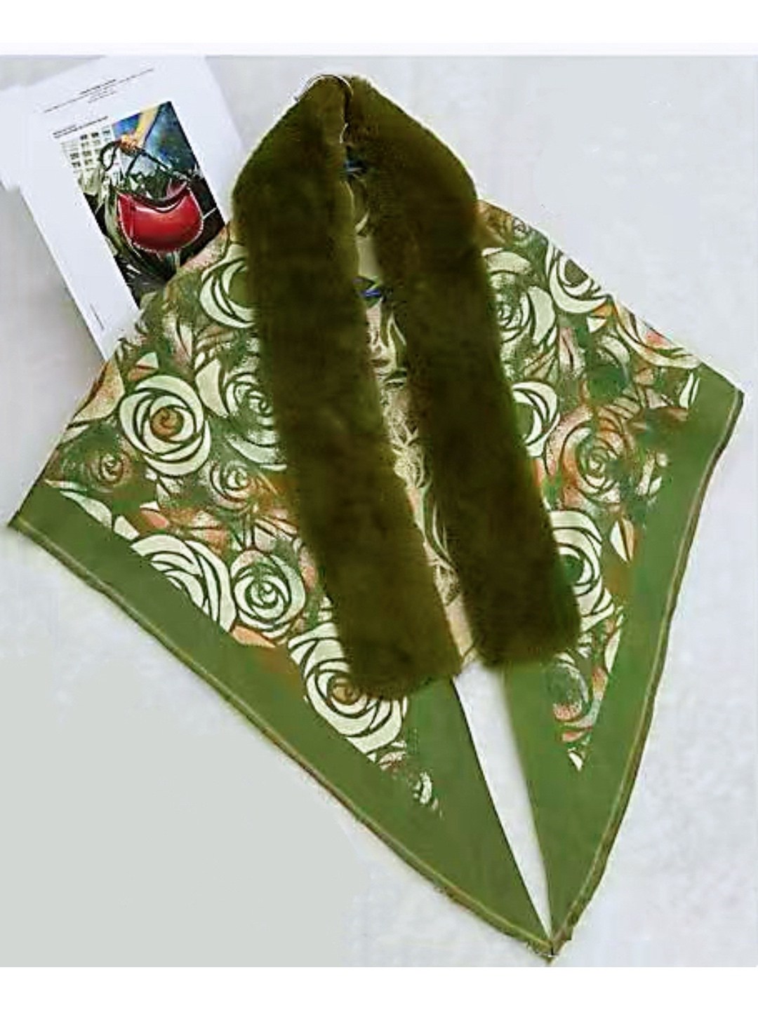 теплые шарфы,платок с мехом,палантин с мехом,шарфы и платки,шарф с принтом