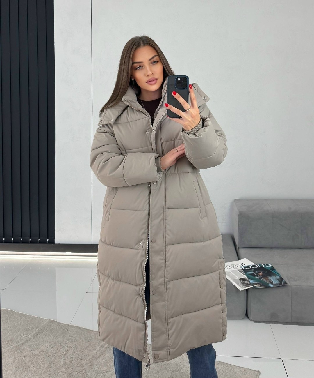 пуховик удлиненный,стильные пуховики,зимние куртки,демисезонный пуховик,пуховик бежевый