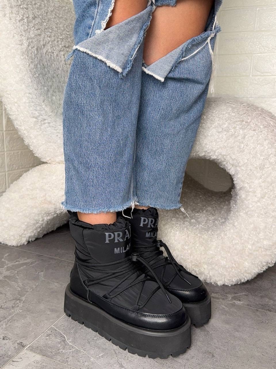 ,дутики prada,прада , женская,дутики