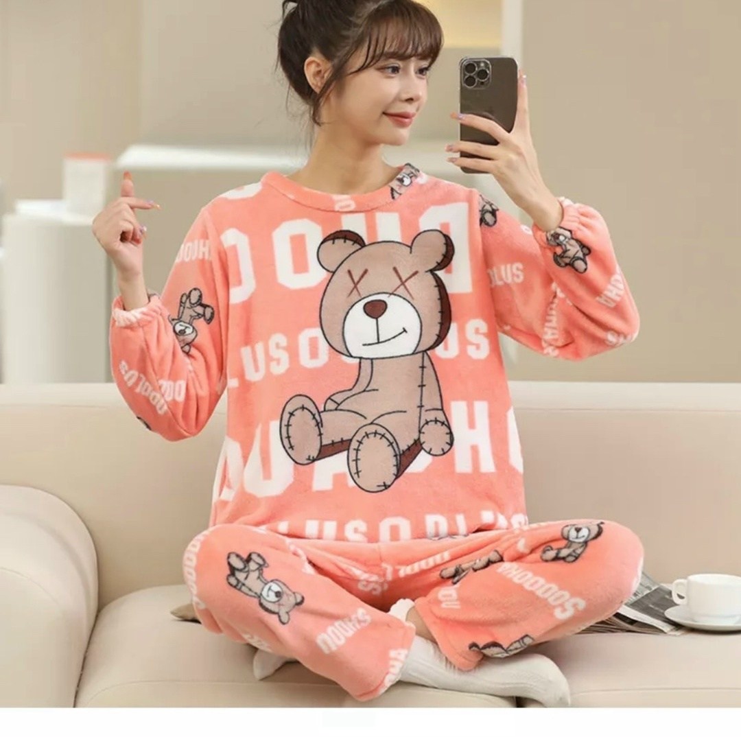 теплая пижама женская,пижама женская со штанами теплая домашняя плюшевая,пижама теплая,пижама женская махровая,комплект пижама