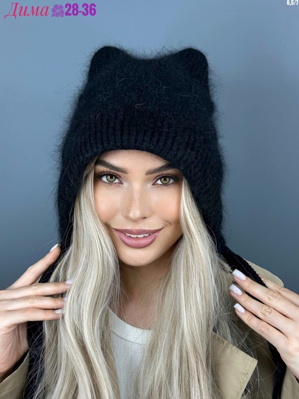 шапка ангора,шапка женская из ангоры,шапка зимняя женская,шапка для женщин,шапка женская