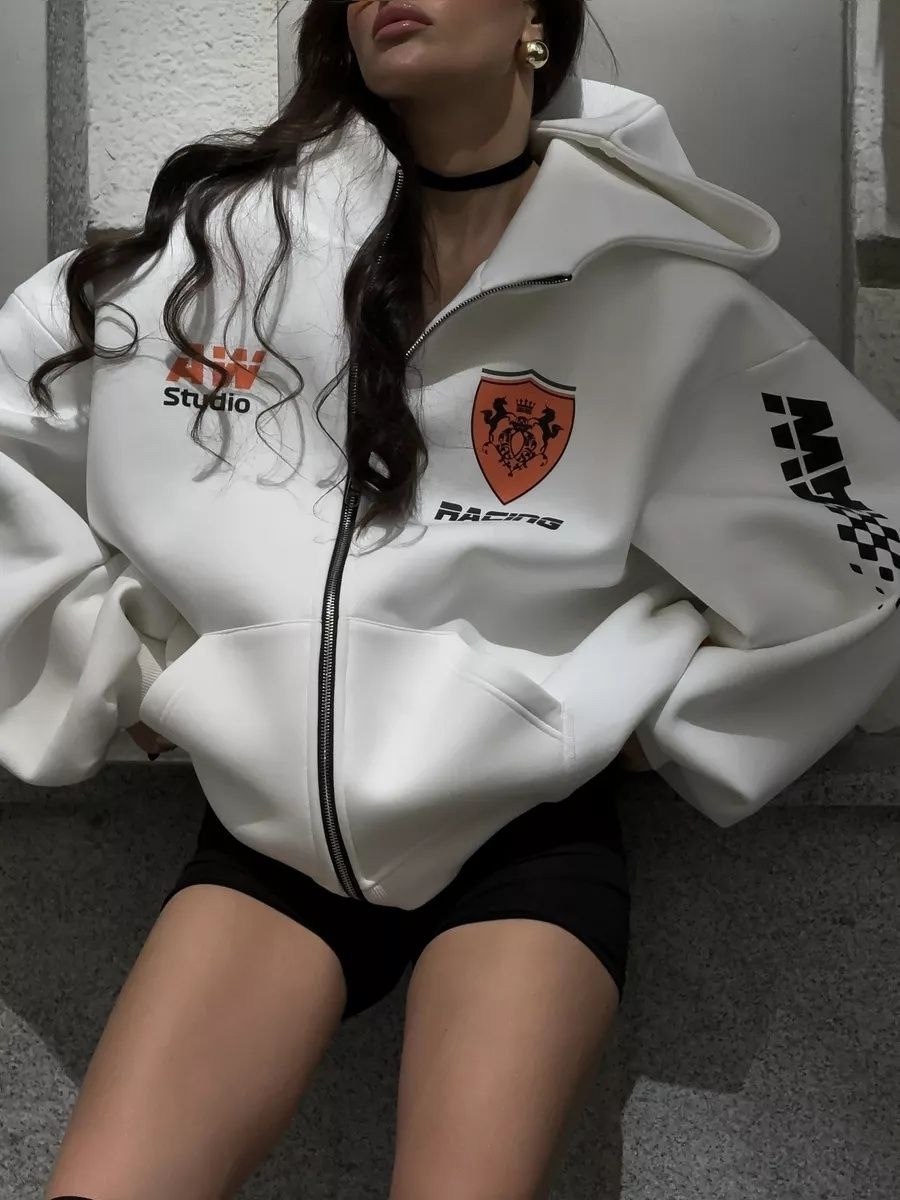 зип худи оверсайз на молнии с принтом,худи оверсайз на молнии с принтом,зип худи оверсайз на молнии,женская толстовка с капюшоном,толстовки женская