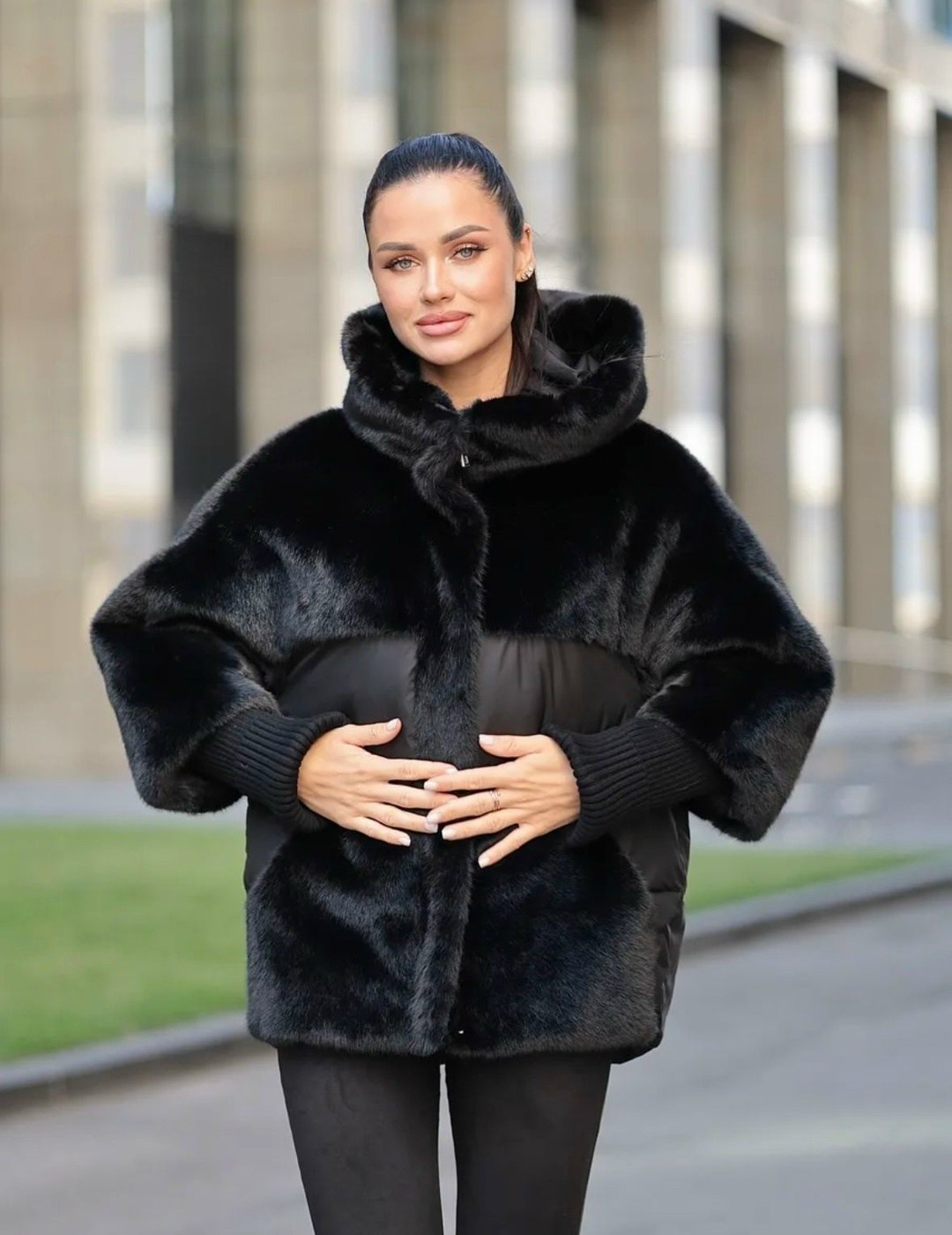 куртка женская,меховая куртка,куртка комбинированная,куртка пуховик,стильная куртка