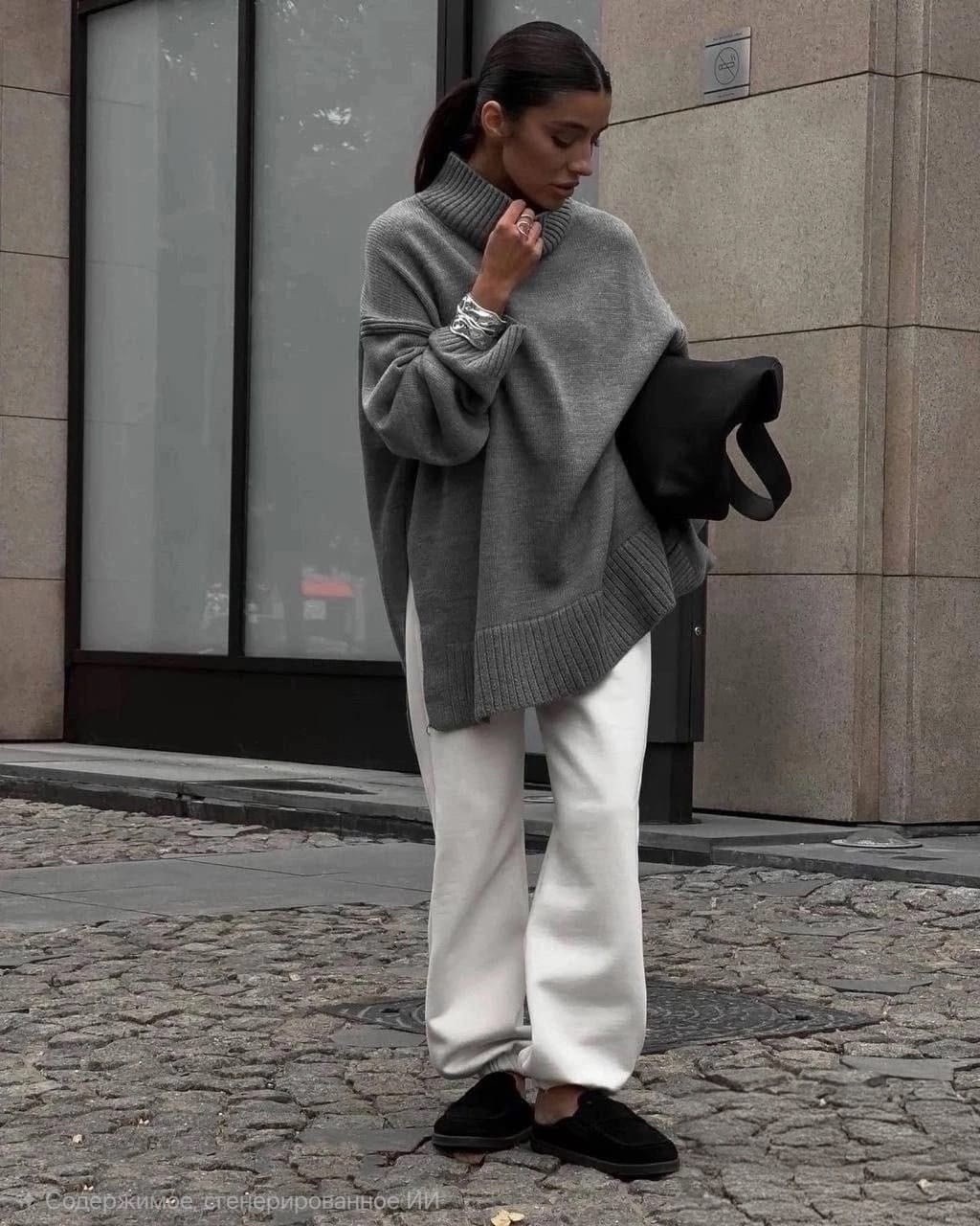 свитер в стиле оверсайз,свитер удлиненная,cвитер оверсайз,свитер женский оверсайз,модное пальто