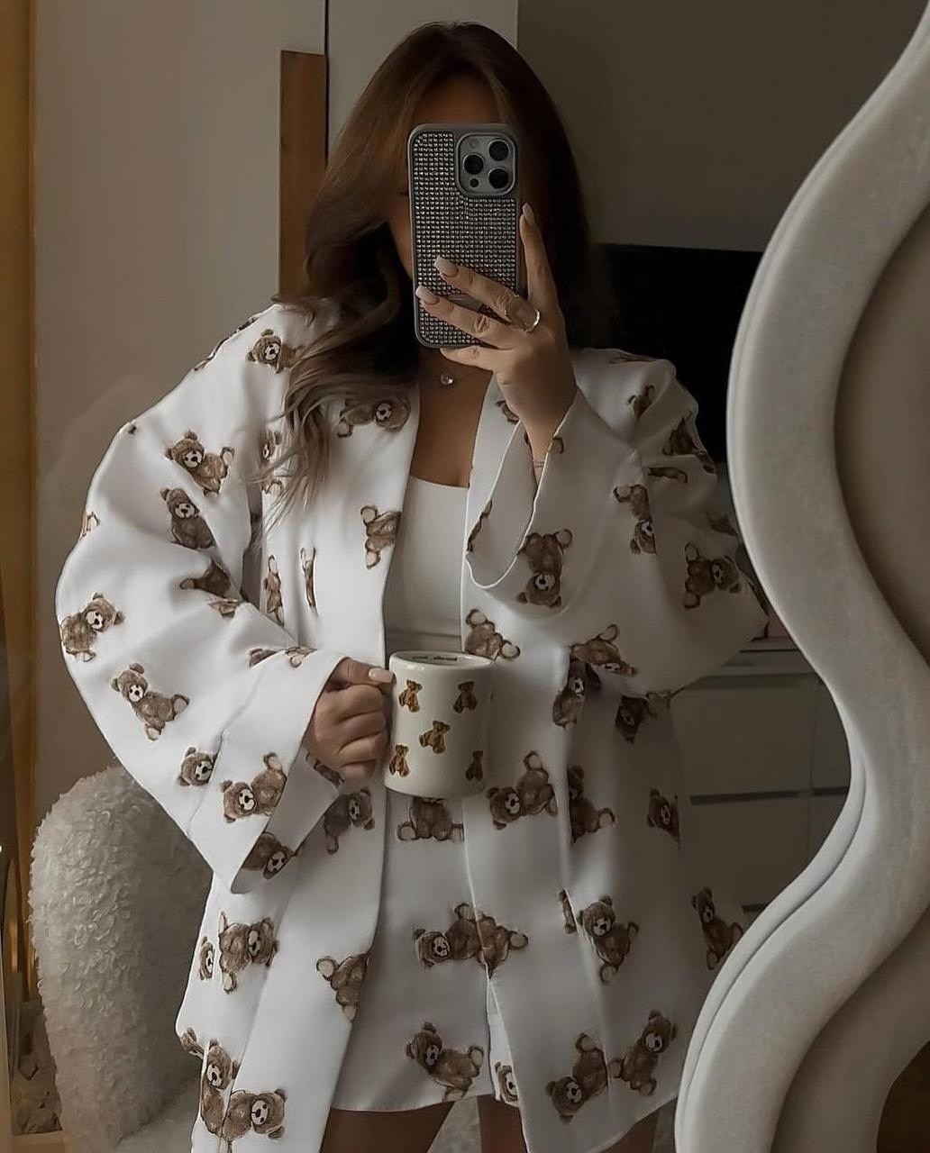 пижама женская,пижама и халат,пижама шелк,пижама женская костюм,пижама для женщин