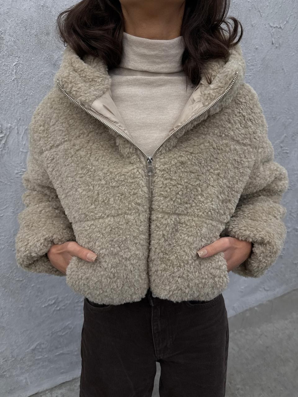 куртка из искусственного меха,меховая куртка,куртка барашек,куртка плюшевая,короткая куртка