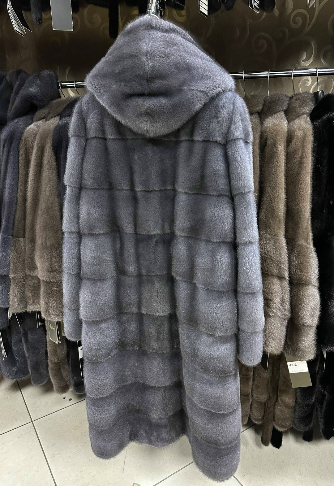 шуба норковая,шуба норка,шуба норковая графит,шуба норковая с капюшоном,норковая шуба кокон