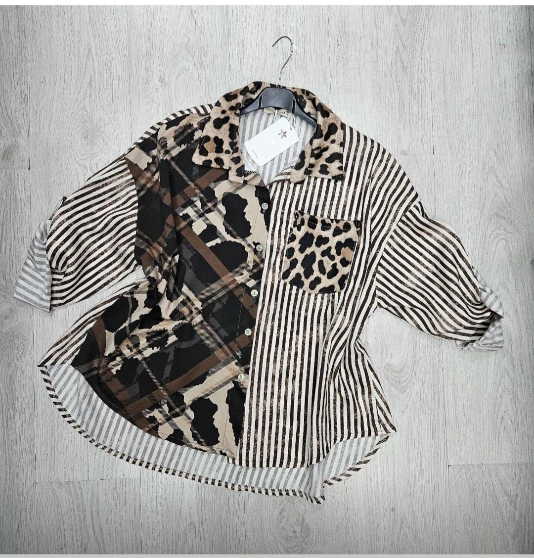 рубашка с леопардовым принтом,модная блузка,женская рубашка,стильная куртка,рубашка