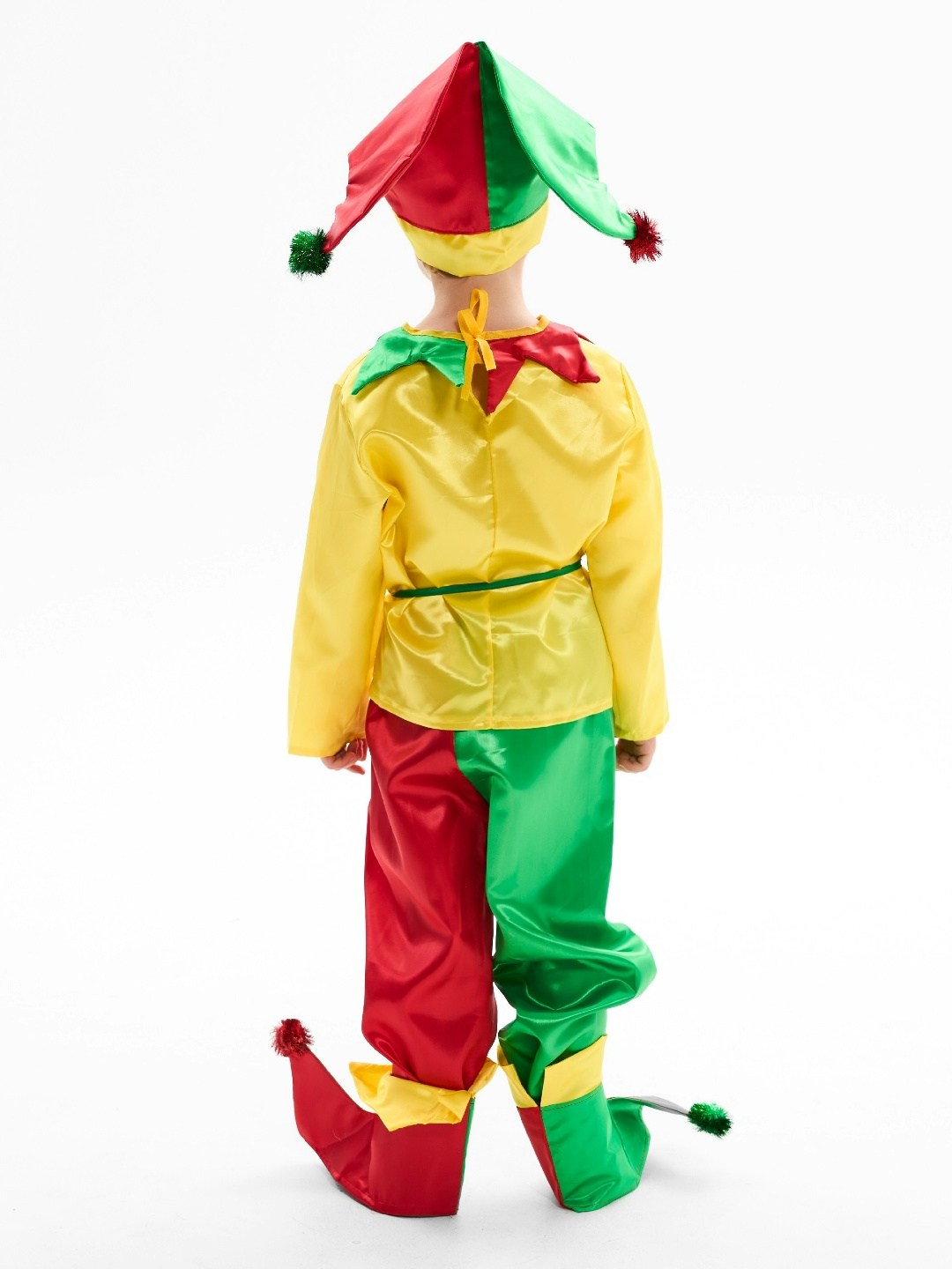 костюм петрушка,карнавалия костюм петрушки,костюм петрушки скомороха батик,скомороха костюм,костюм петрушки для мальчика на новый год