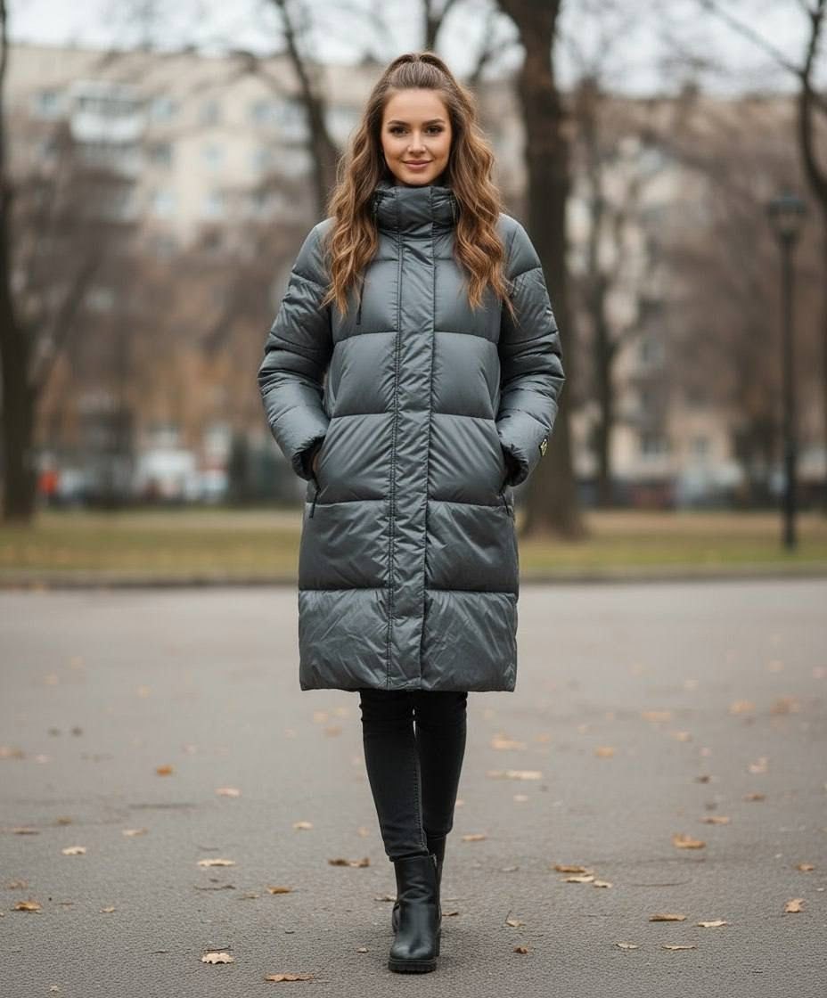 стильные пуховики,женские пуховики,женская зимняя куртка,удлиненная куртка,пуховик