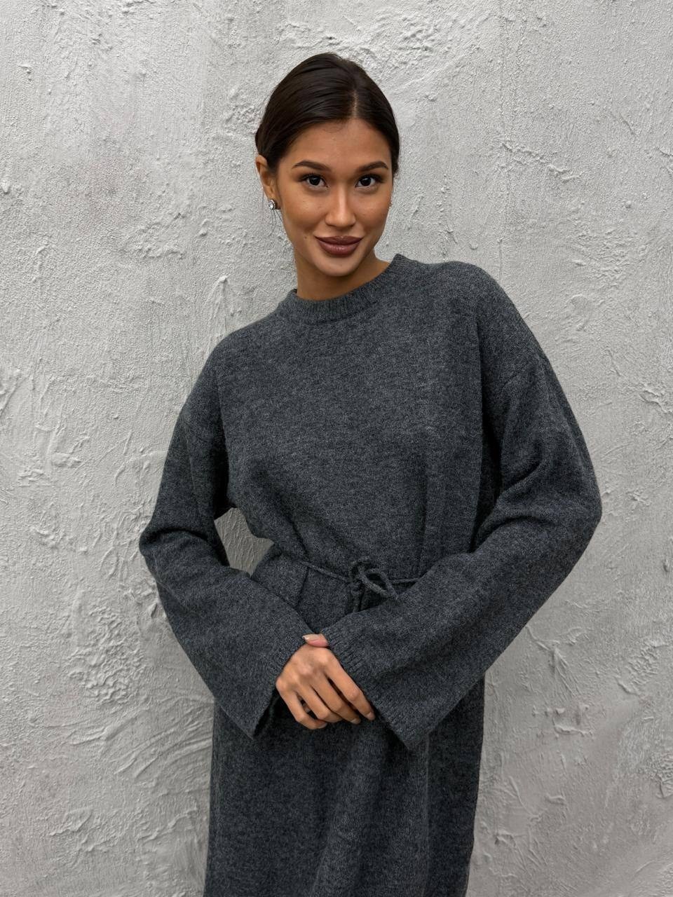 трикотажное платье,платье теплое трикотажное,теплое платье,платье вязаное,шерстяное платье