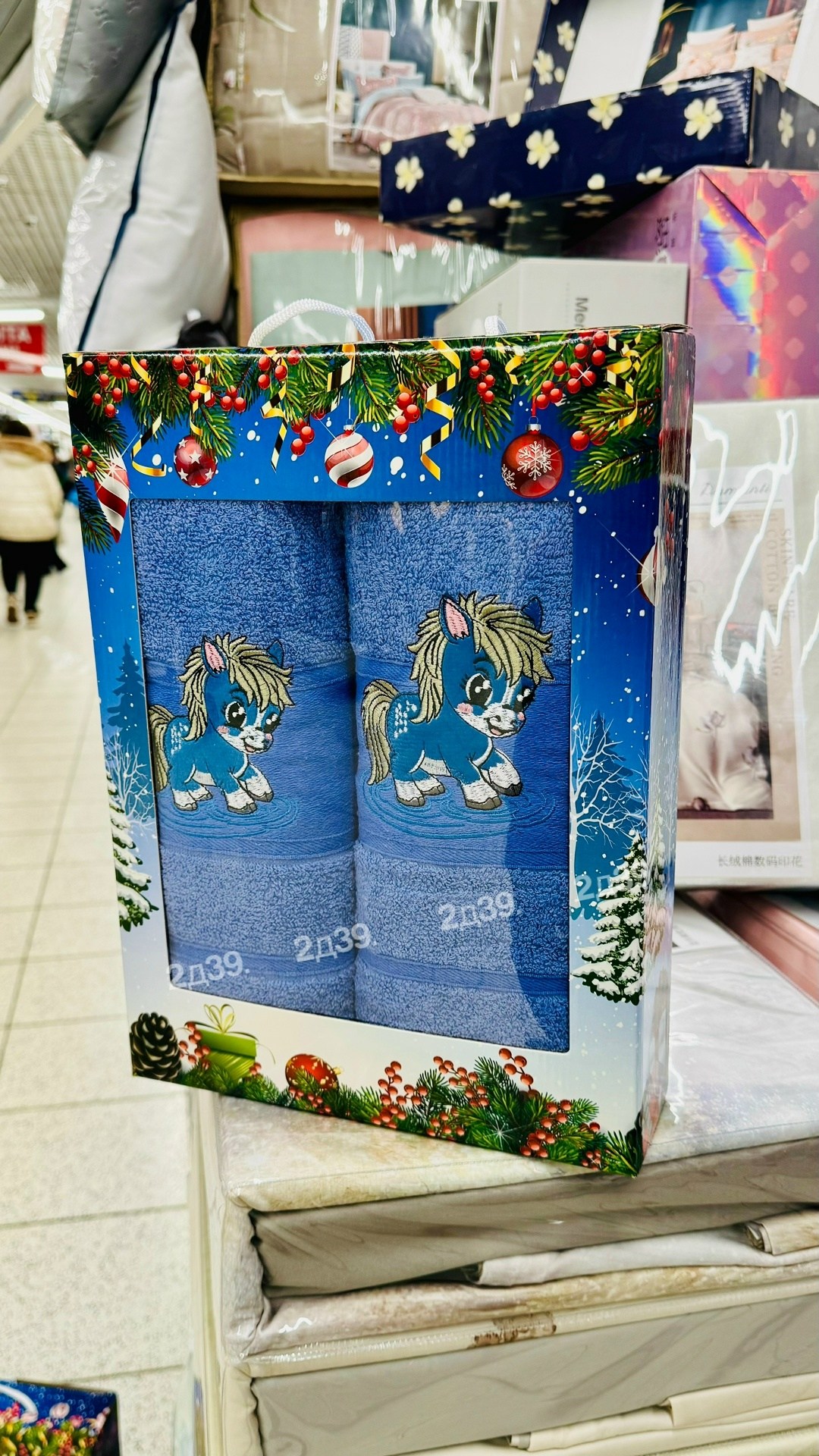 подарочные наборы полотенец,набор полотенец,полотенца новогодние,набор полотенец новогодний,полотенца подарочная