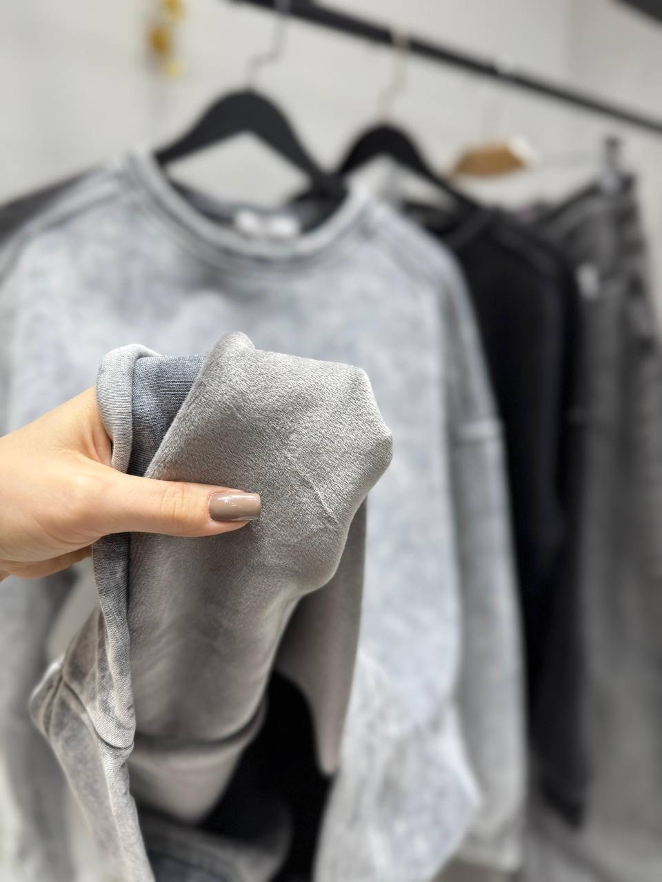 серый свитшот,свитшот женская,оверсайз свитшот,толстовки оверсайз,толстовки свитшот