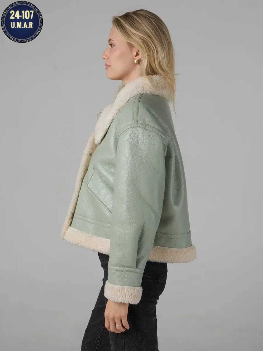 модная женская куртка,женская куртка из искусственного меха,женская куртка из натуральной овечьей кожи,куртка модная,теплая женская куртка