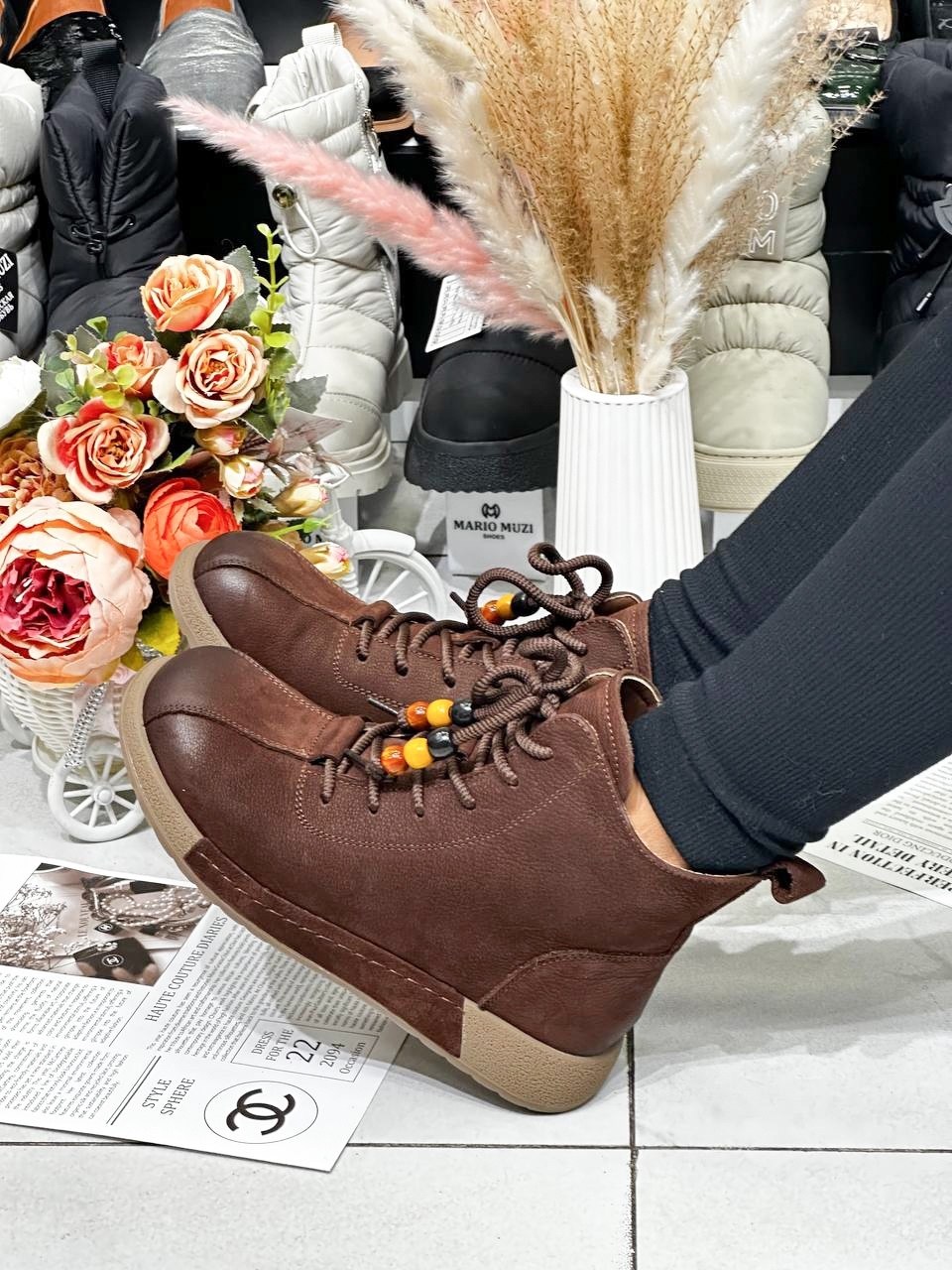 ,зимняя женская ,ботинки женские зимние из натуральной кожи,короткие ботинки из натуральной кожи,замшевые ботинки