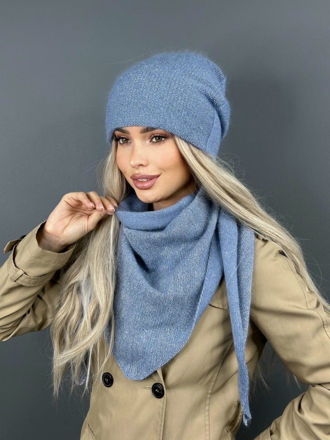 катрин шапка ангорка,шапка из ангоры женская,женская шапка,шапка бини,вязаная шапка из ангоры