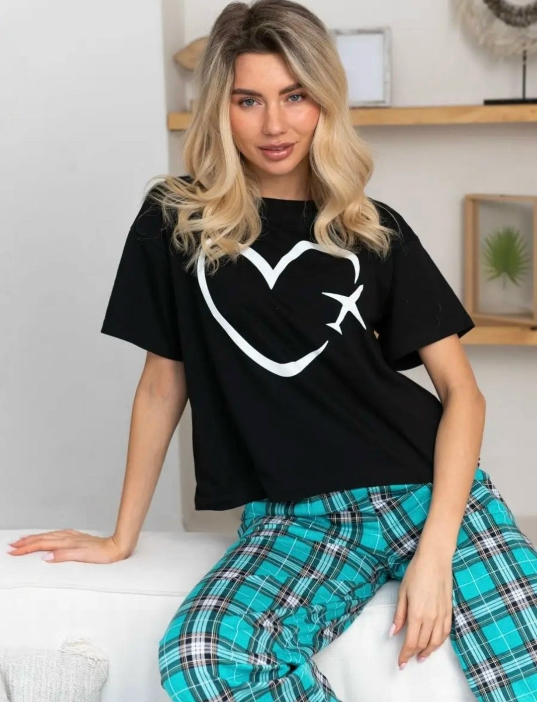 женская пижама,домашняя одежда женская,костюм пижама с брюками,женский домашний костюм,женская пижама комплект