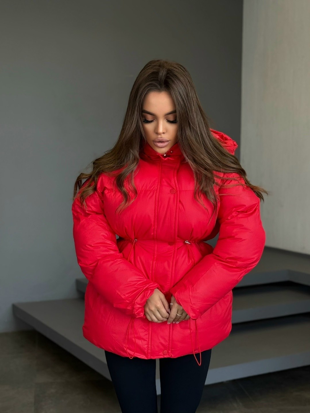 куртка женская,куртка модная,удлиненная куртка,куртка пуховик,куртка с поясом