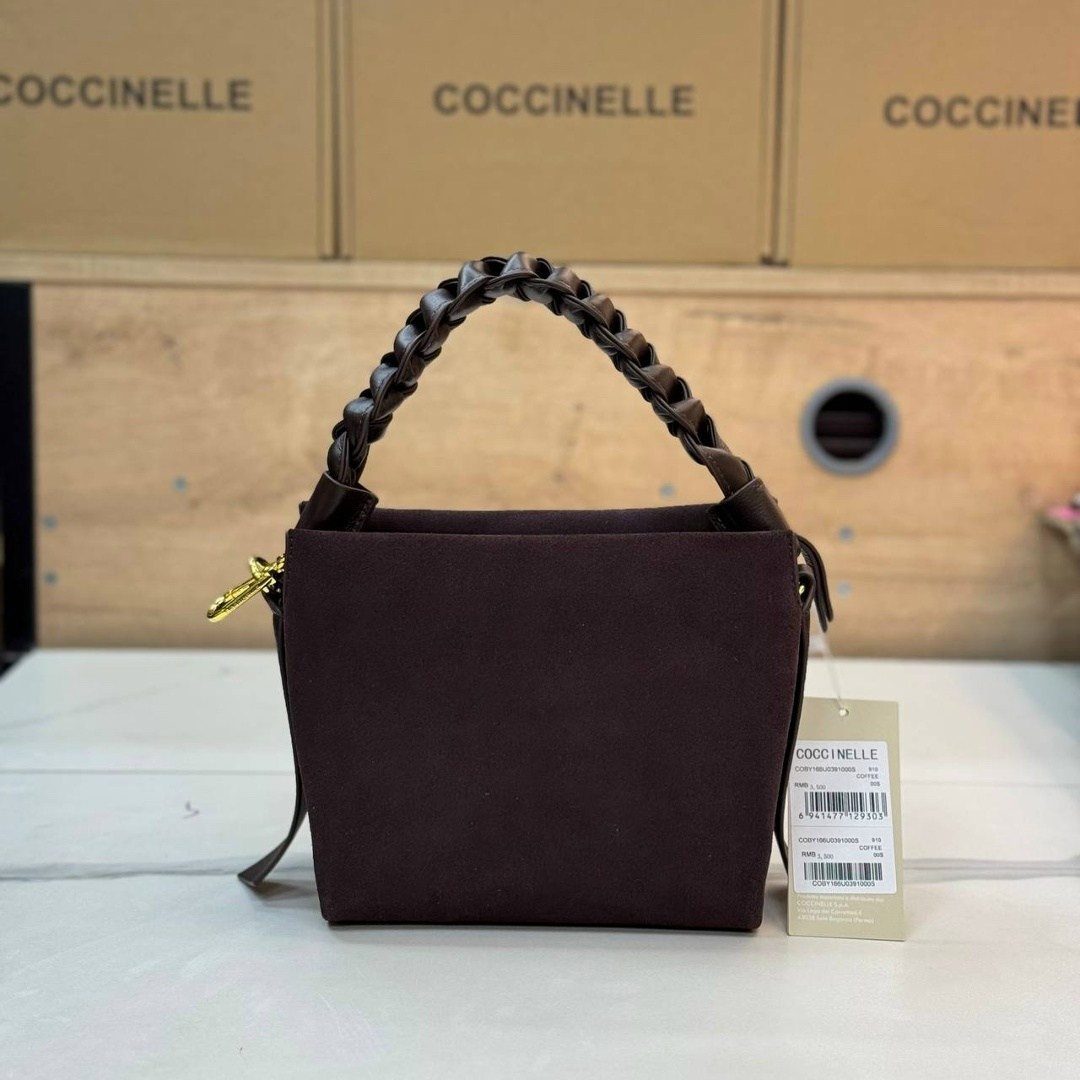 сумка coccinelle,замшевая сумка,сумка,сумки женская,сумка coccinelle boheme grana double