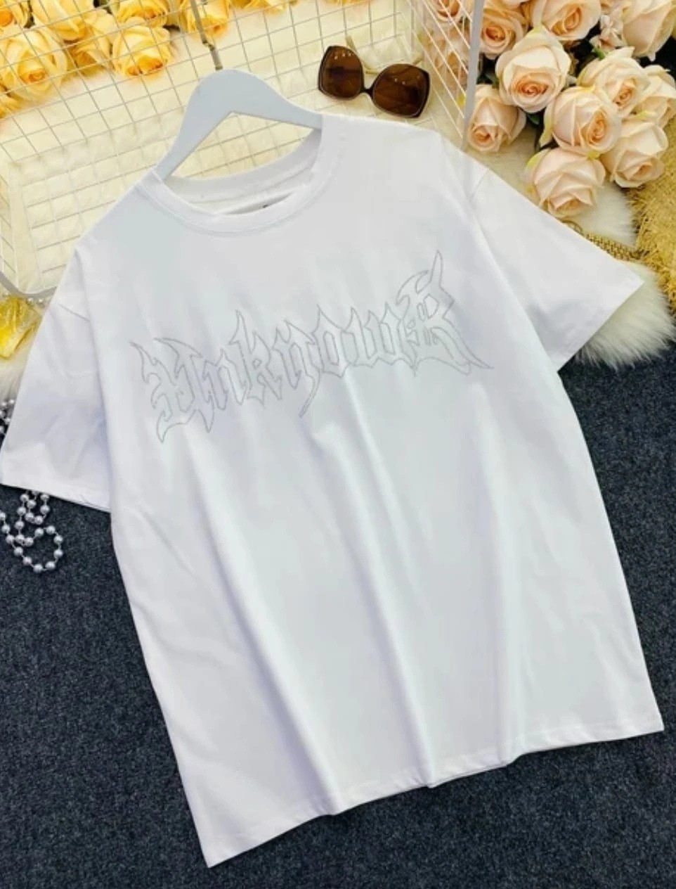 футболка хлопок,женская футболка,футболка с сердечками,летние футболки,футболка