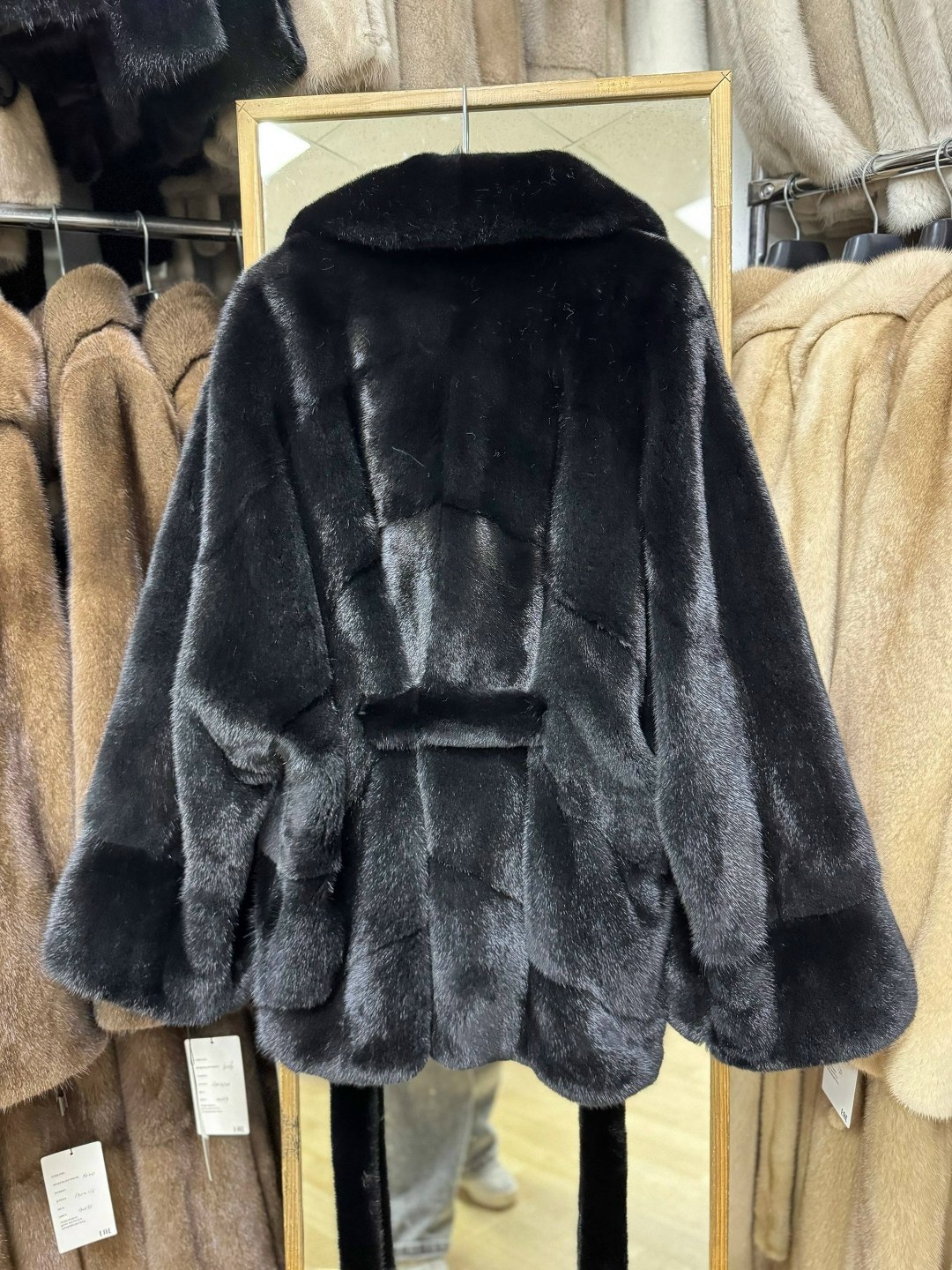 шуба норковая,шуба норка,норковая шуба летучая мышь,шуба норковая с капюшоном,черная норковая шуба