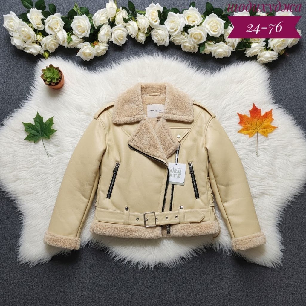 дубленка женская,дубленка женская e-lisman&zg,дубленка авиатор женская бежевая,куртка дубленка женская,укороченная дубленка женская бежевая