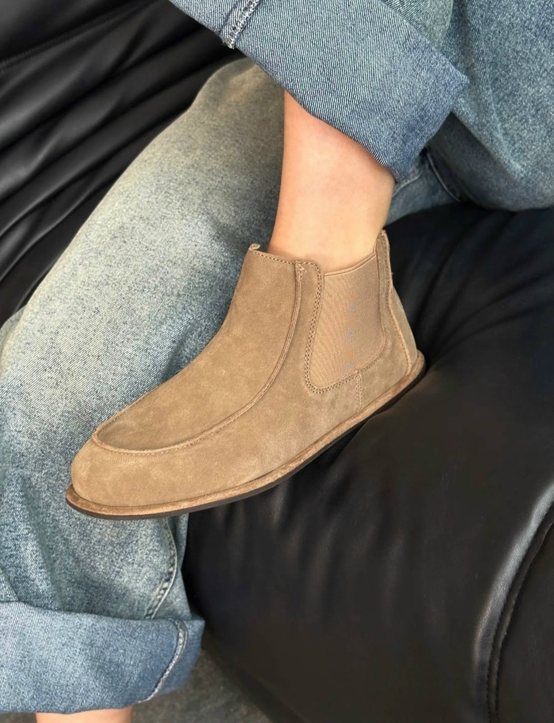 замшевые ботинки,ботинки женские из натуральной замши,,женская ,натуральная замша