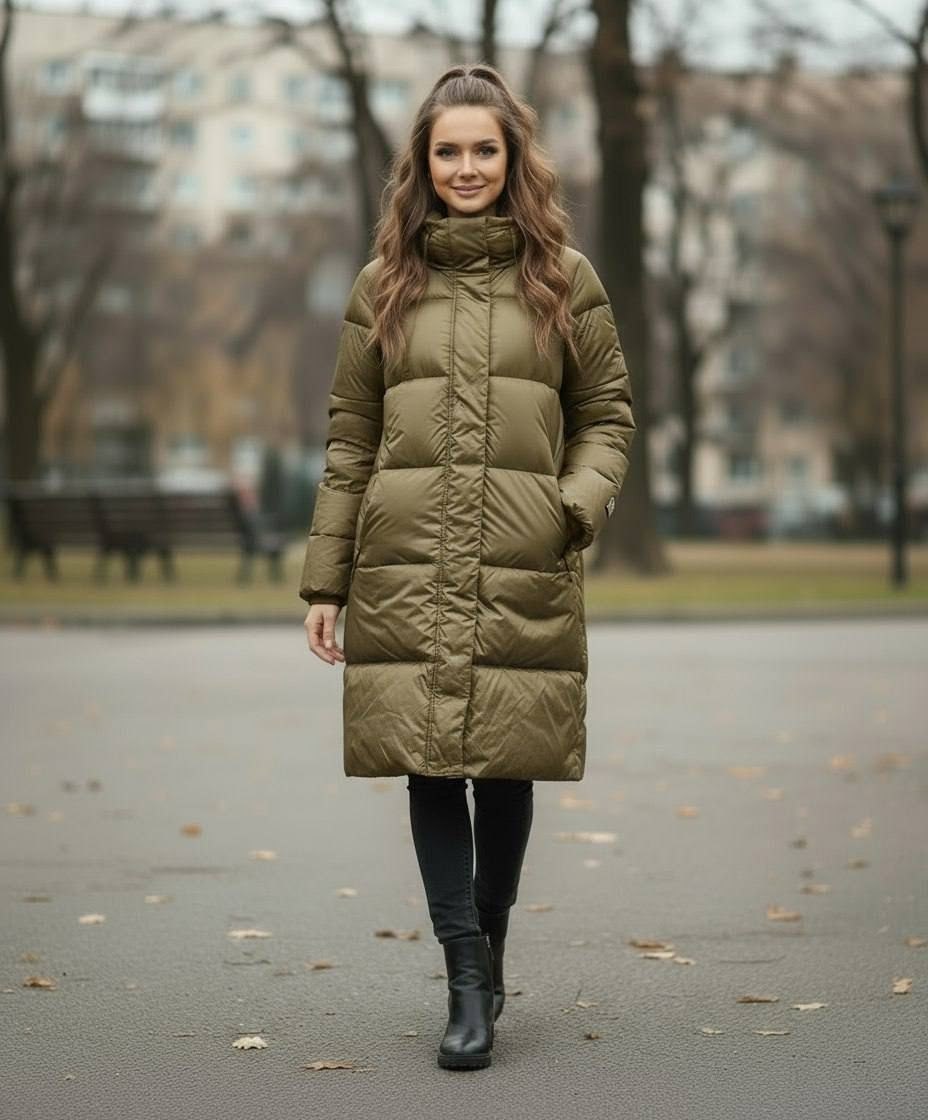 стильные пуховики,женские пуховики,женская зимняя куртка,удлиненная куртка,пуховик
