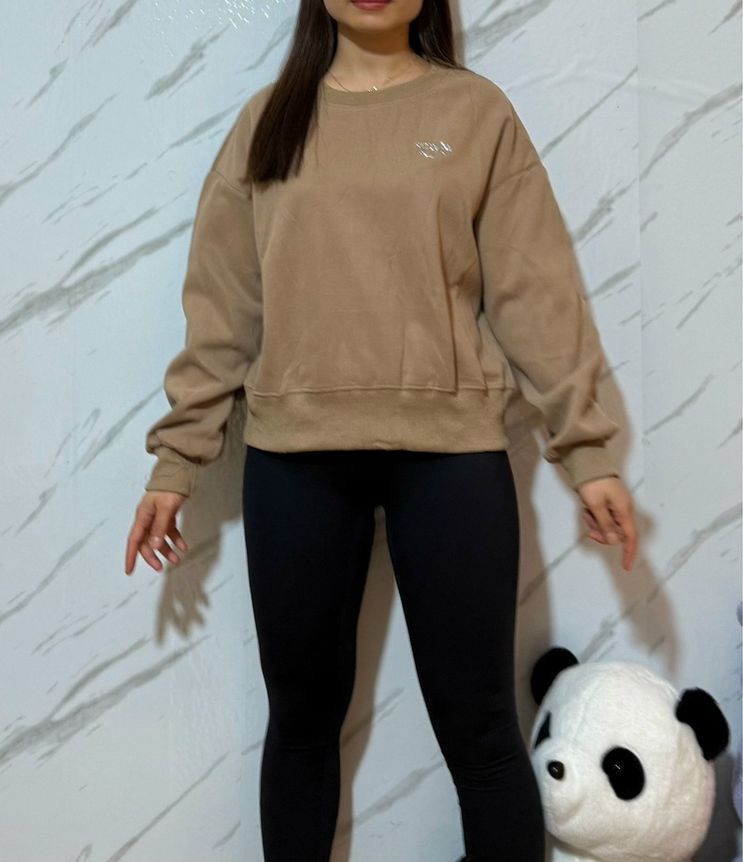 свитшот бежевый,свитшот и толстовка,свободный свитшот,свитшот женская,оверсайз свитшот