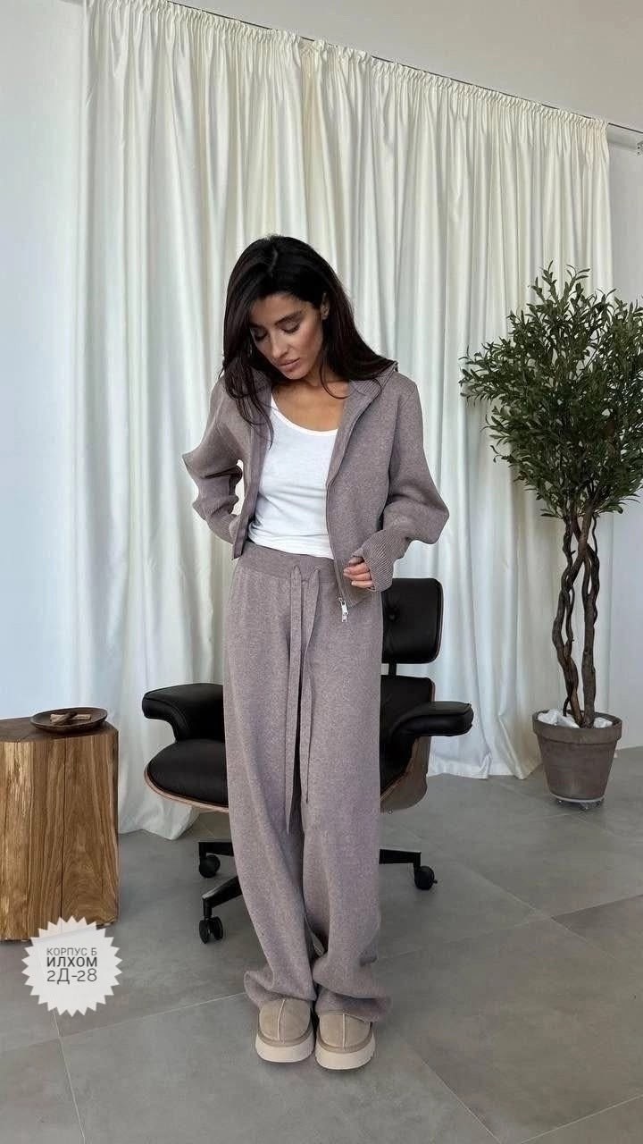 теплый трикотажный костюм,трикотажные костюмы,спортивные костюмы женские,cпортивный костюм женский на флисе,костюм женский серый