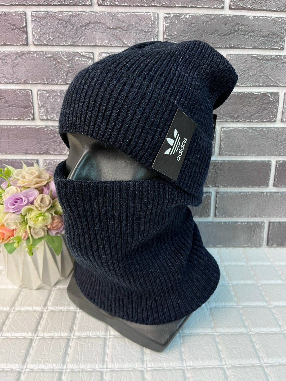 шапка и снуд,зимняя шапка и снуд,комплект шапка и снуд,комплект мужская шапка и снуд,шапка и снуд для мужчин