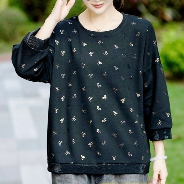 блузка с круглым вырезом,блузка женская,футболка в горошек,блузка в горох,блузка женская в горошек