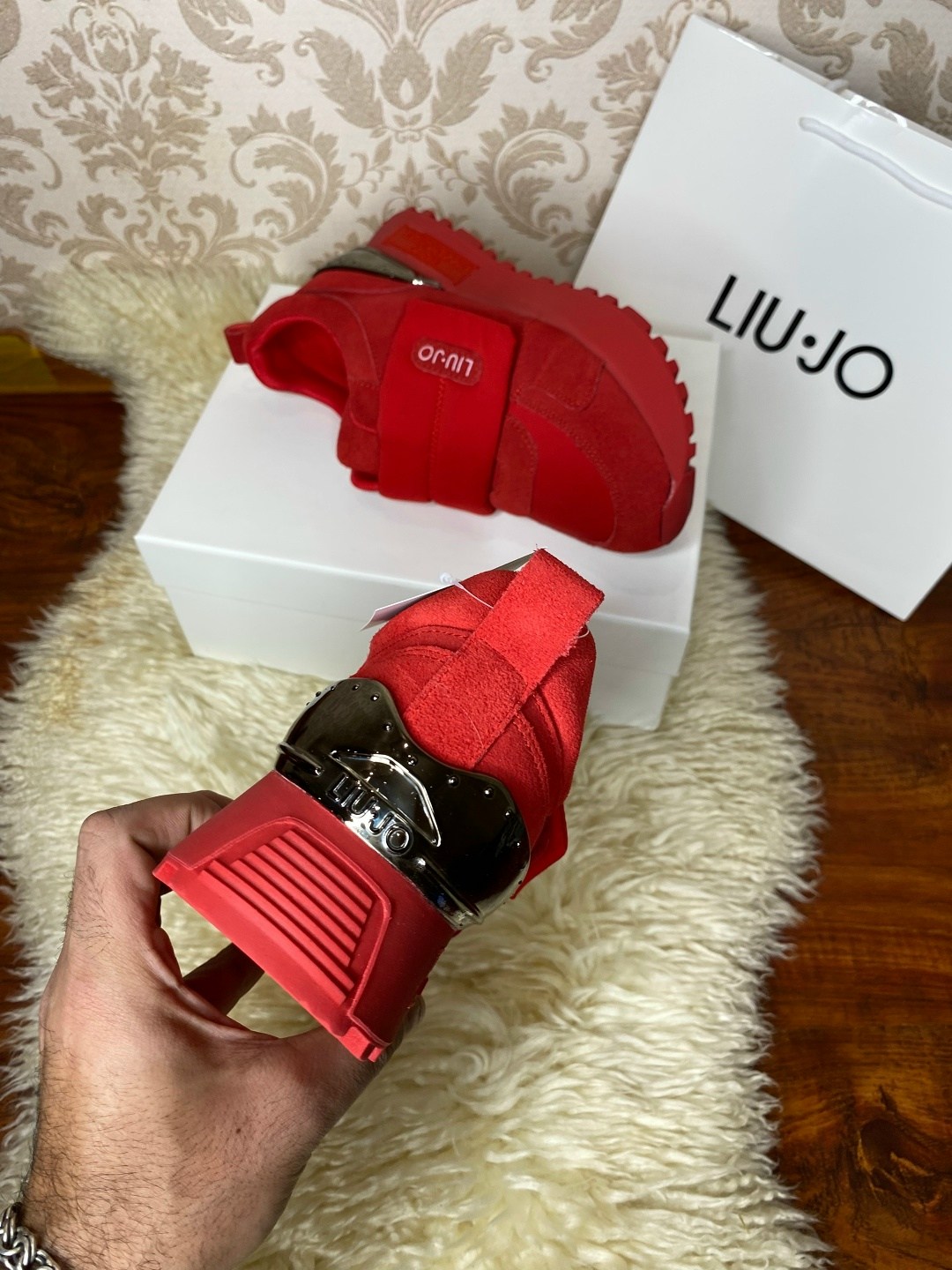 ,кроссовки женскиe,кроссовки liu jo, женская кроссовки,красные кроссовки