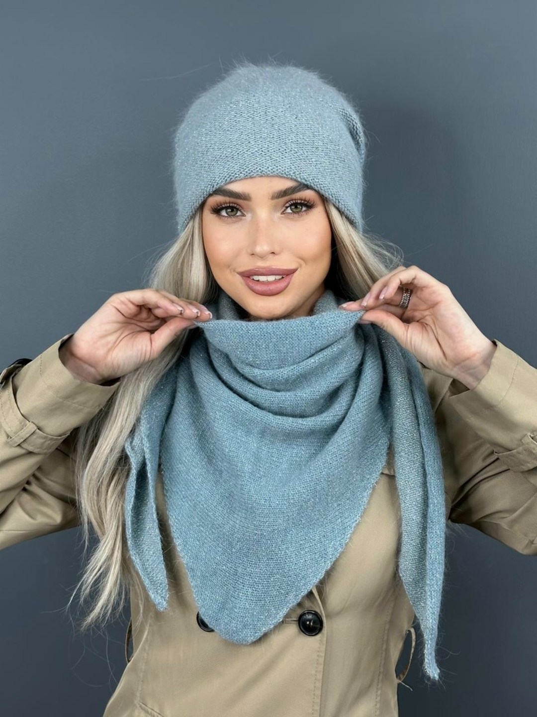 катрин шапка ангорка,шапка из ангоры женская,женская шапка,шапка бини,вязаная шапка из ангоры