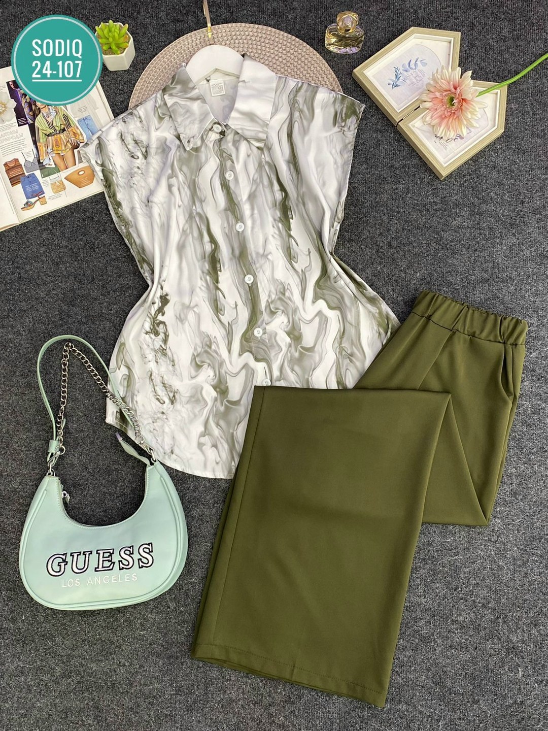 костюм женский атласный,костюм с брюками,женский брючный костюм,костюм с брюками палаццо