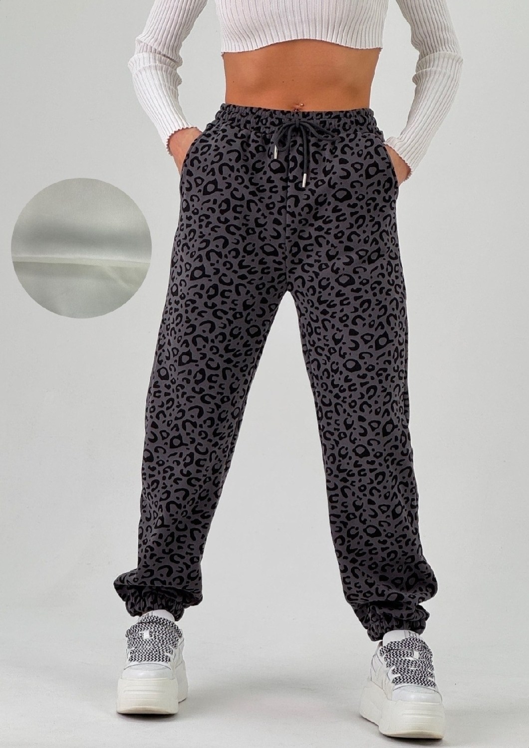 леопардовые штаны,леопардовые брюки,брюки с леопардовым принтом,ottod'ame брюки леопард,брюки джоггеры