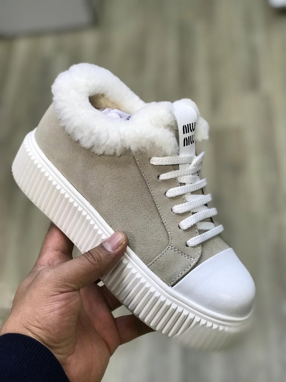 ,кеды miu miu,кроссовки миу,кеды миу миу,кеды с мехом