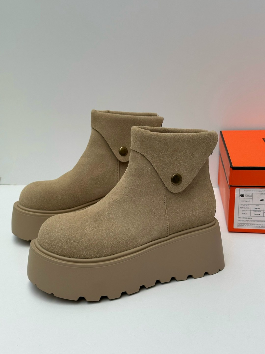 , женская,ботинки замшевые,модные ботинки,закрытая