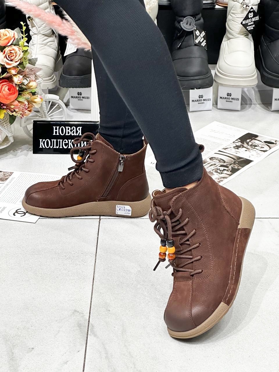 ,зимняя женская ,ботинки женские зимние из натуральной кожи,короткие ботинки из натуральной кожи,замшевые ботинки