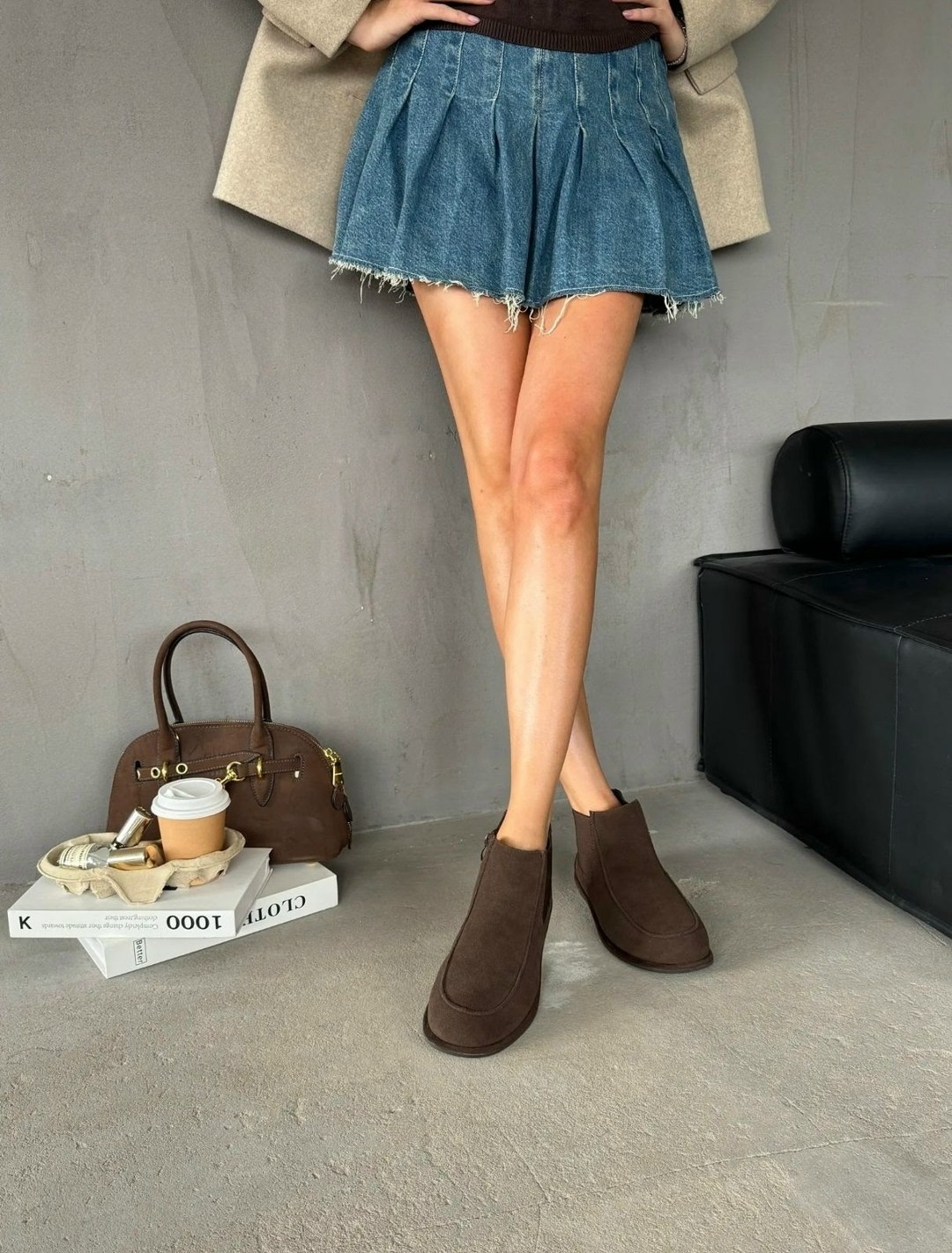 замшевые ботинки,ботинки женские из натуральной замши,,женская ,натуральная замша