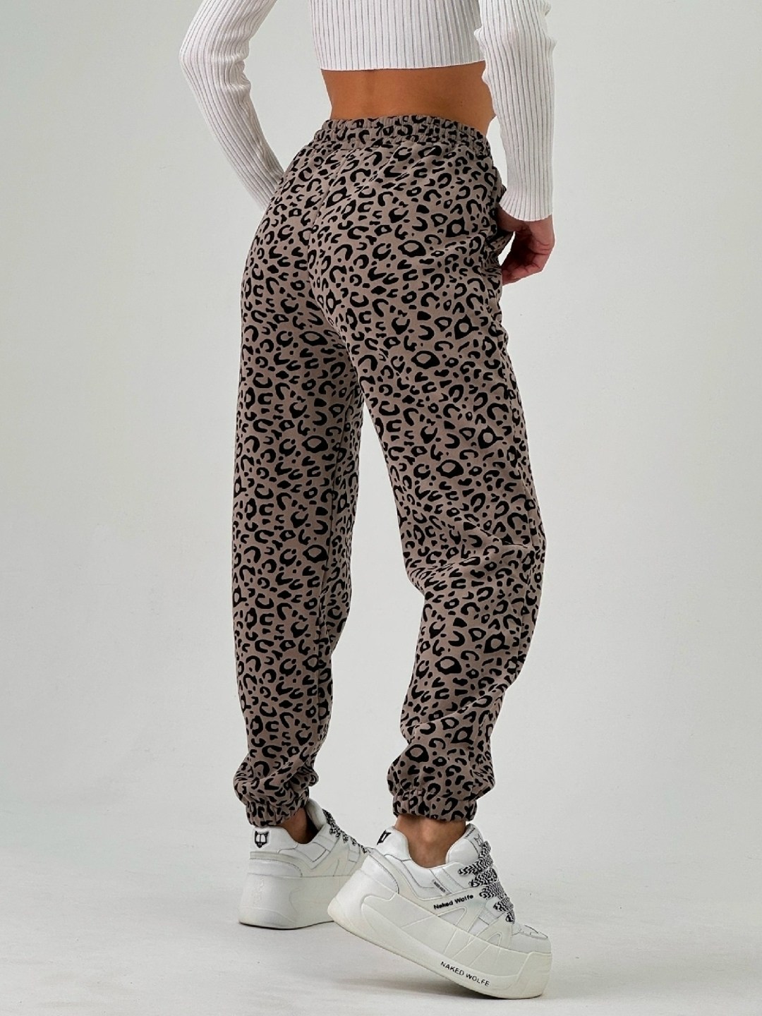 леопардовые штаны,леопардовые брюки,брюки с леопардовым принтом,ottod'ame брюки леопард,брюки джоггеры