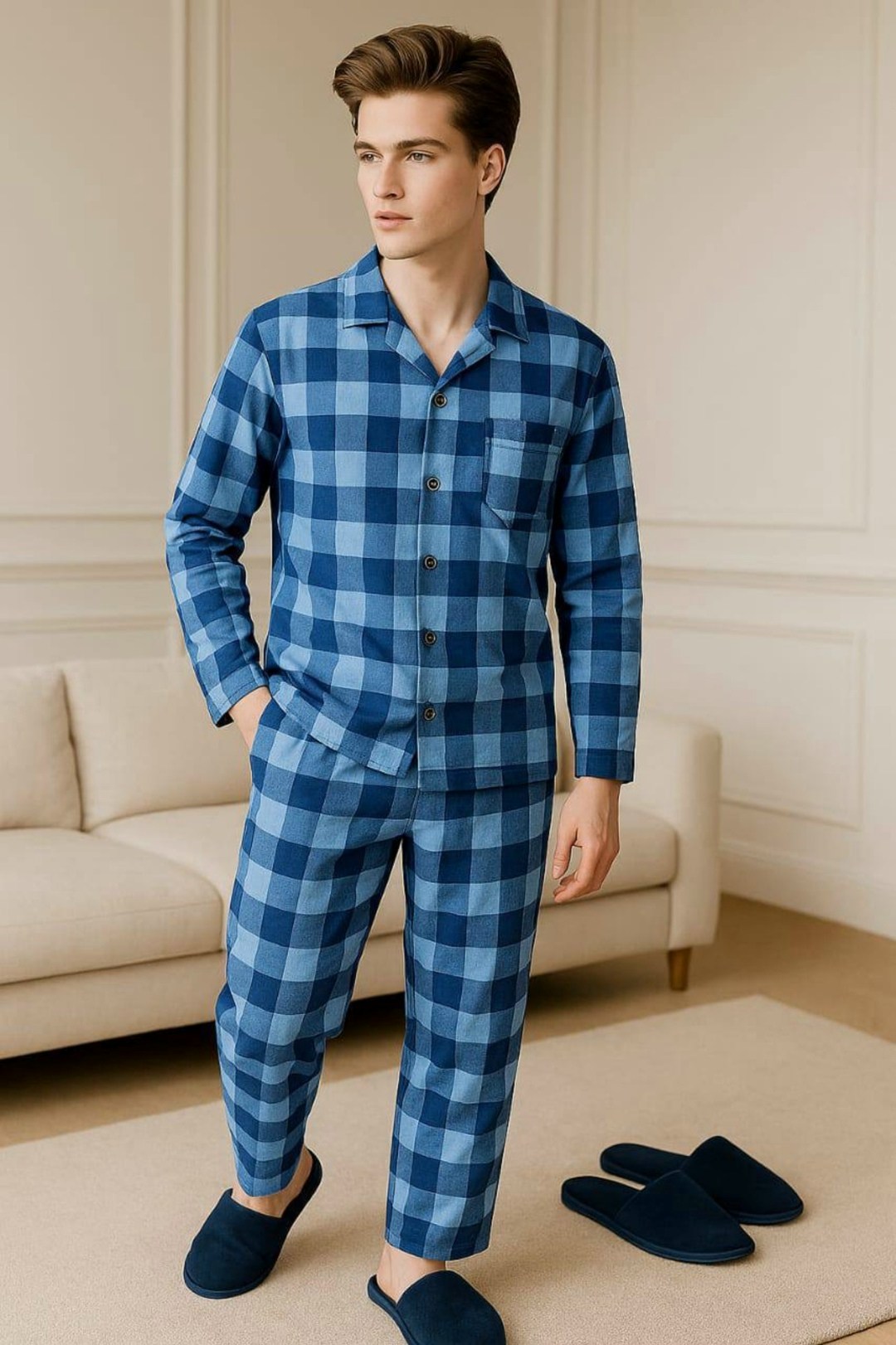 мужская пижама,комплект домашний мужской,классическая пижама,пижама для мужчин,пижама мужская классическая