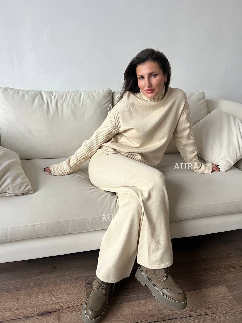 трикотажные костюмы,костюмы женские,костюм с брюками,вязаные костюмы,костюм вязаный брючный