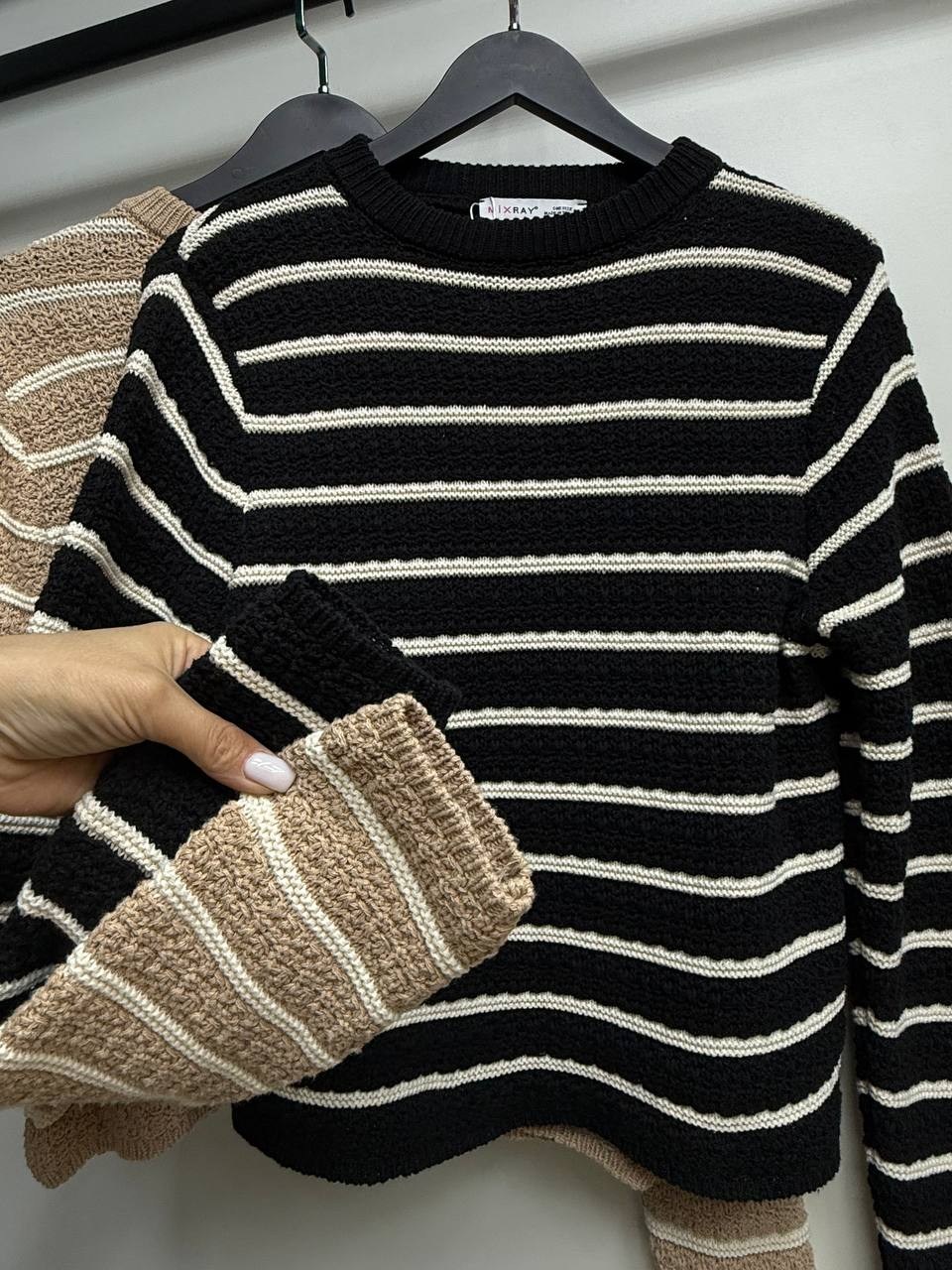 джемпер,джемпер в полоску,свитер,свитера женские,свитер кофта
