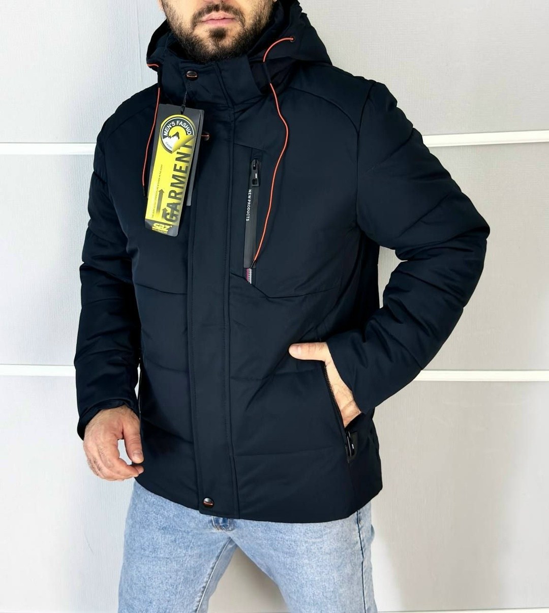 зимняя мужская куртка malidinu,куртка,оранжевая зимняя куртка,куртка пуховик мужская,куртка мужская