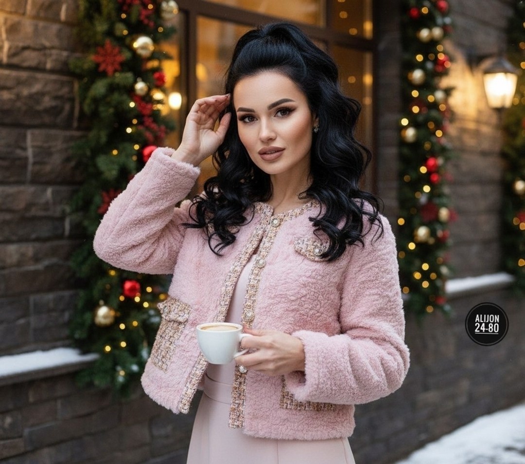 женская твидовая куртка,повседневная куртка,синий твидовый жакет,женская твидовая куртка с длинным рукавом,твидовая куртка