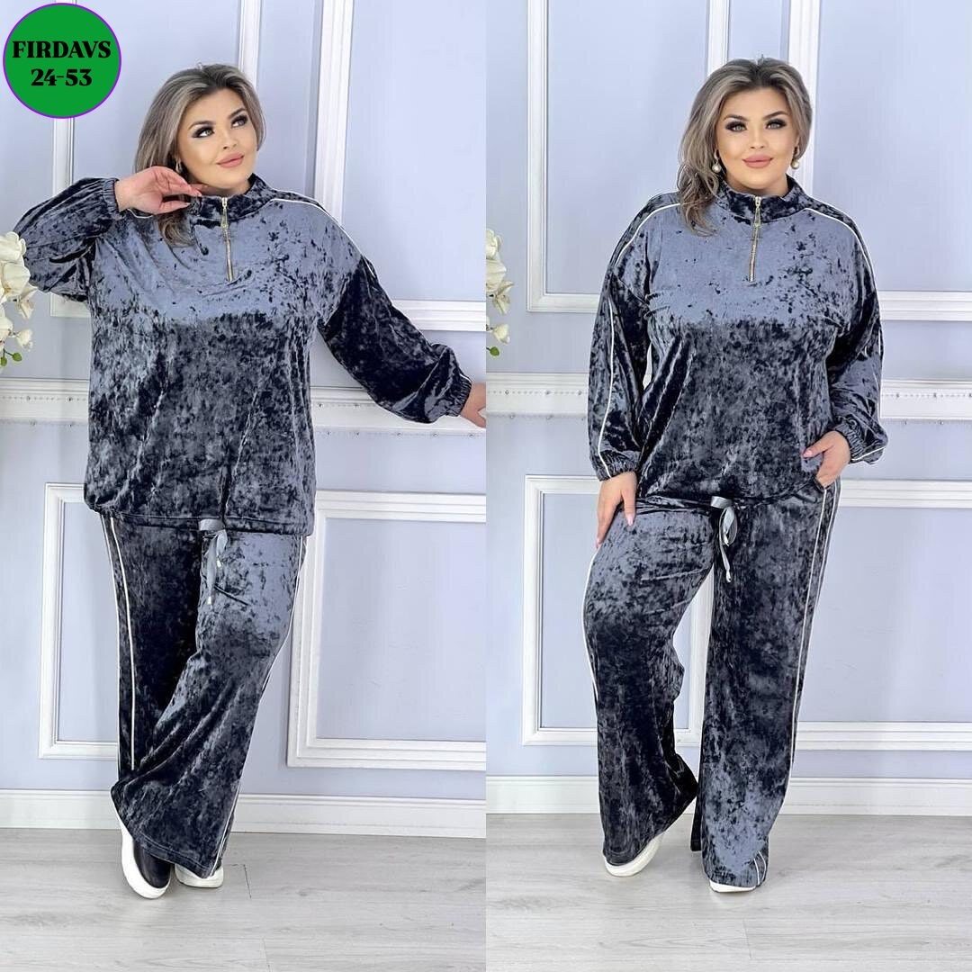 спортивный костюм женский велюровый большой размер,костюм велюровый большие размеры,на полных велюровый спортивный костюм,велюровый костюм больших размеров ltmoda,велюровый спорт костюм больших размер