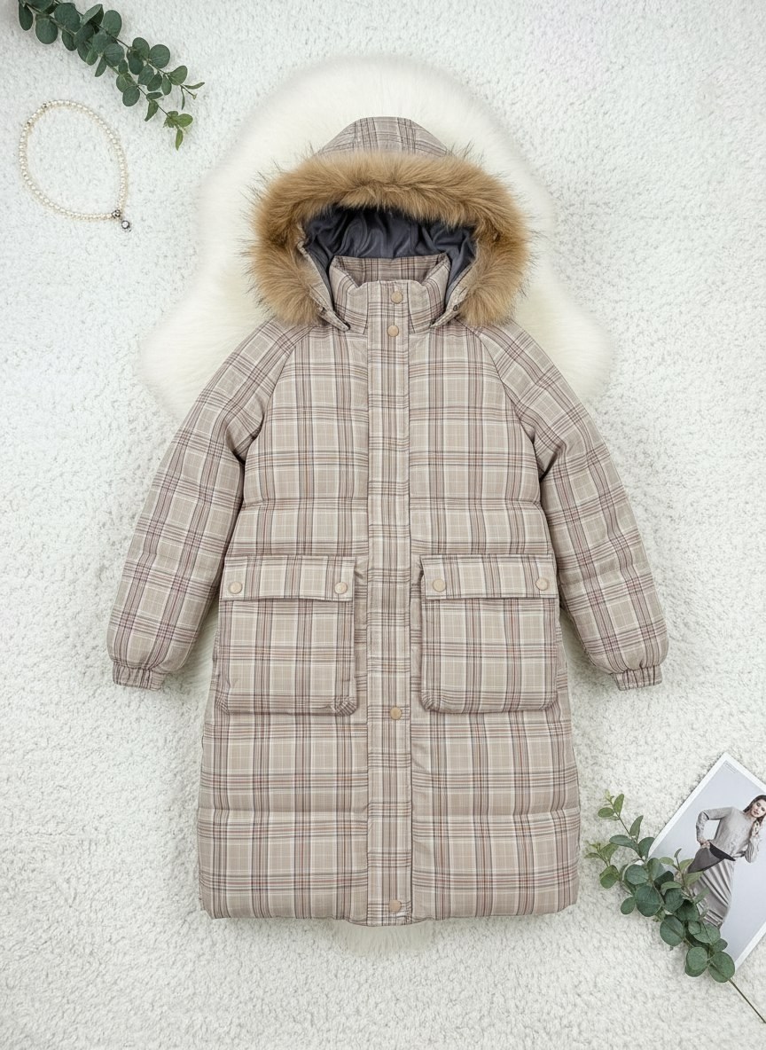 стильные пуховики,бежевый пуховик,пуховик зима,куртка зимняя женская,удлиненная куртка