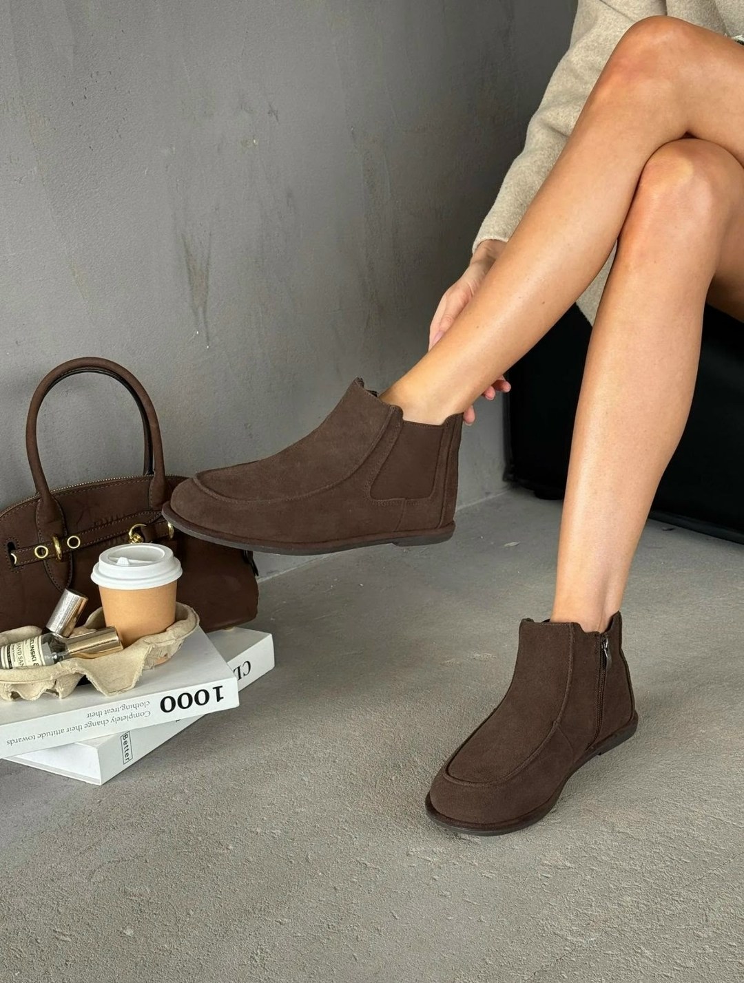 замшевые ботинки,ботинки женские из натуральной замши,,женская ,натуральная замша