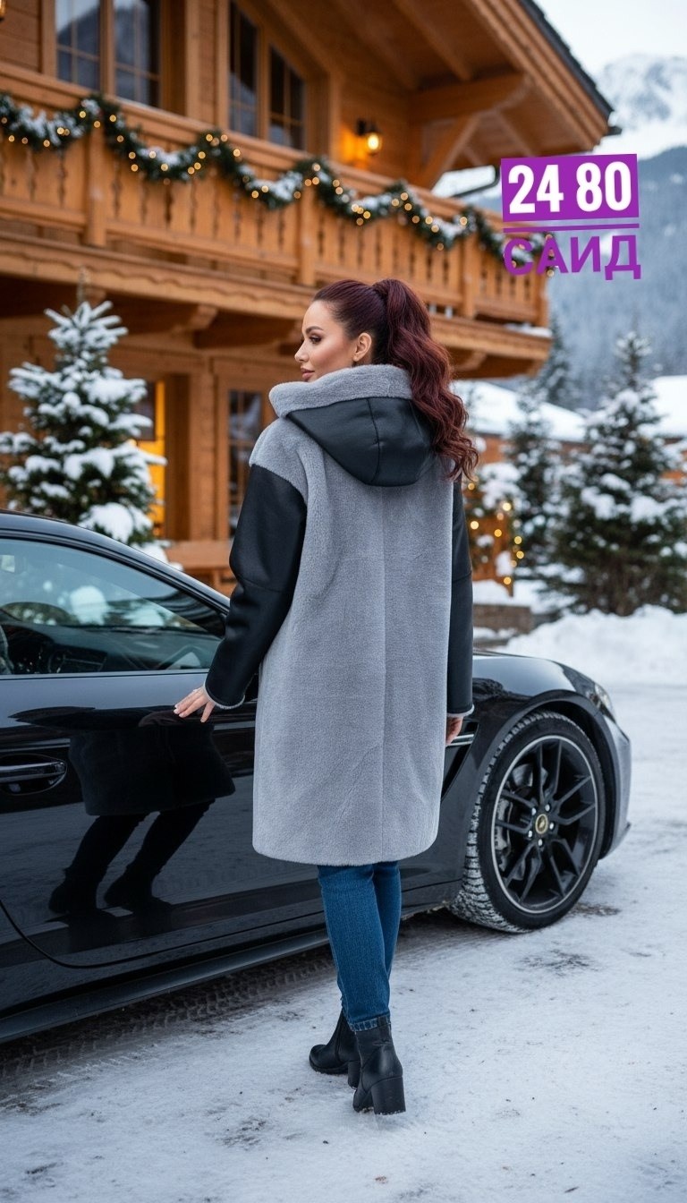 комбинированное пальто,пальто демисезонная,пальто женские,дубленка женская,пальто двустороннее женское